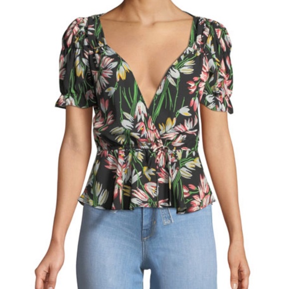 Likely Floral-Print Top - Picture 1 of 3